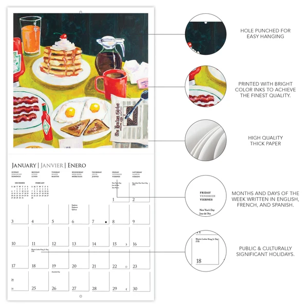 Tablescapes Wall Calendar