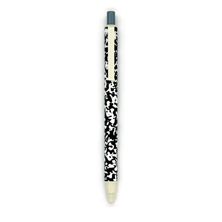 Retro Composition Erasable Gel Pens - Set of 3