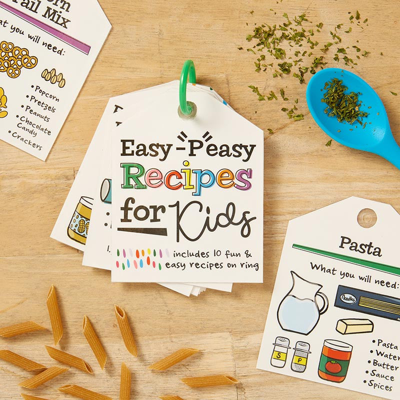 Little Chefs In The Kitchen Easy Peasy Recipe Card Ring