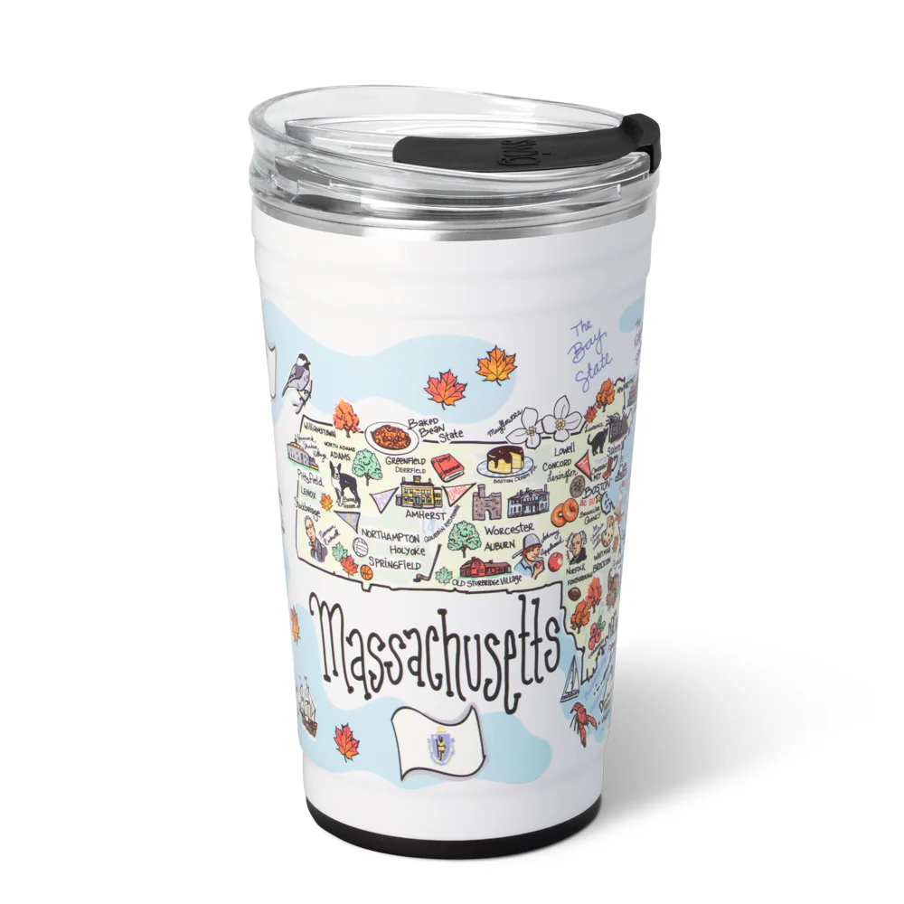 Massachusetts Party Cup 24oz