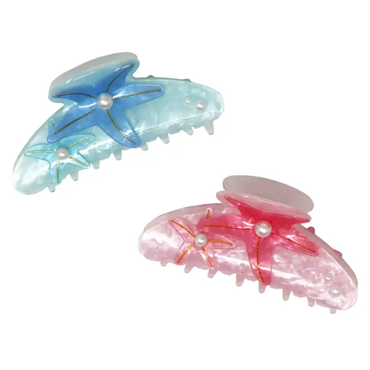 Star Fish Hair Claw Clip - Assorted Colors