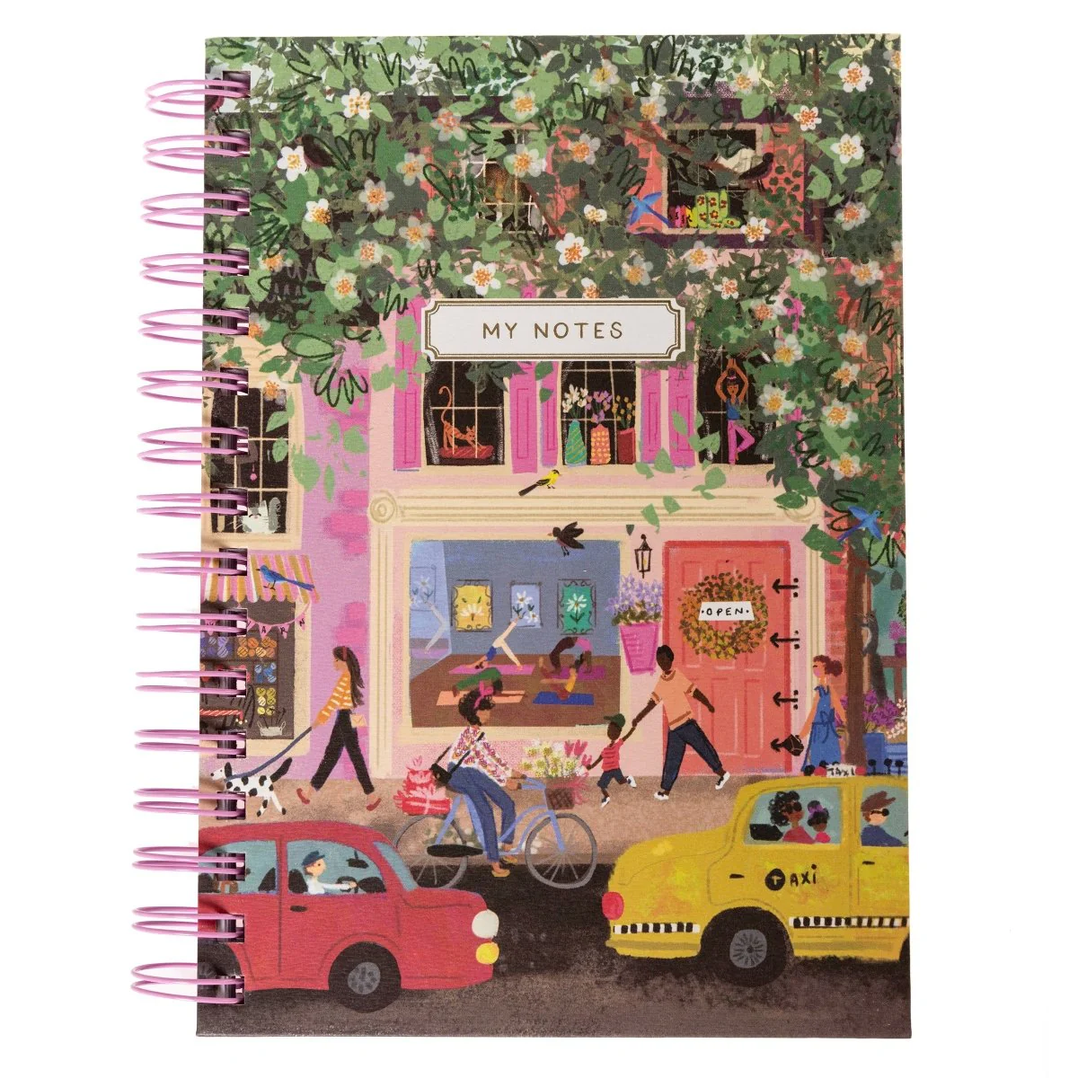 Joyful Landscapes 6 x 8 Spiral Hard Cover Journal