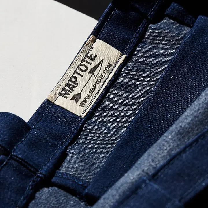 Boston Denim Tote - Cotton Denim, USA Made