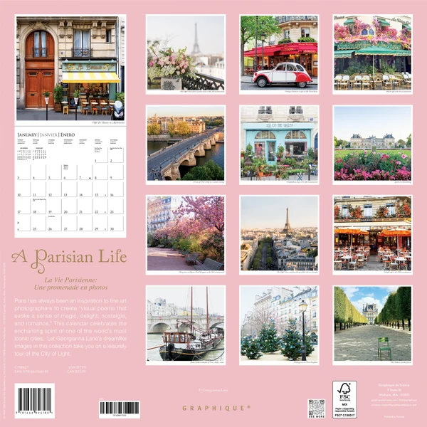 A Parisian Life Wall Calendar