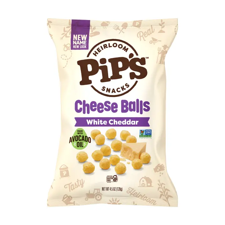White Cheddar Cheese Balls 4.5oz Bag