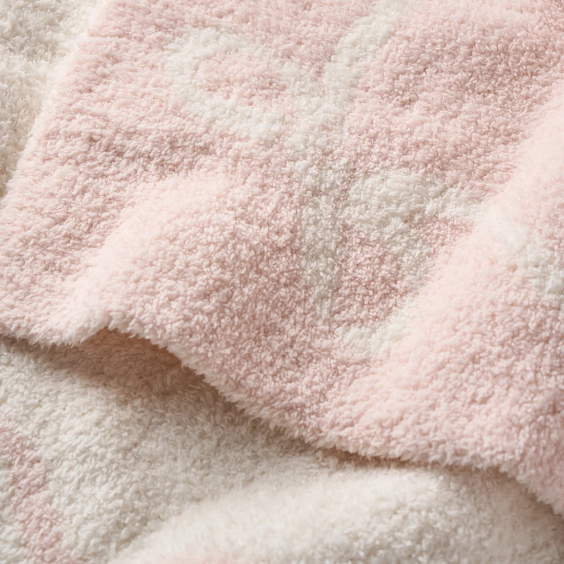 Pink Bows Chenille Knit Blanket 30"x40"