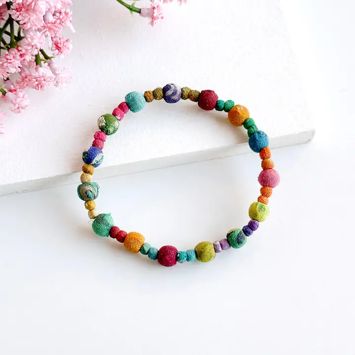 Kantha Duet Bracelet