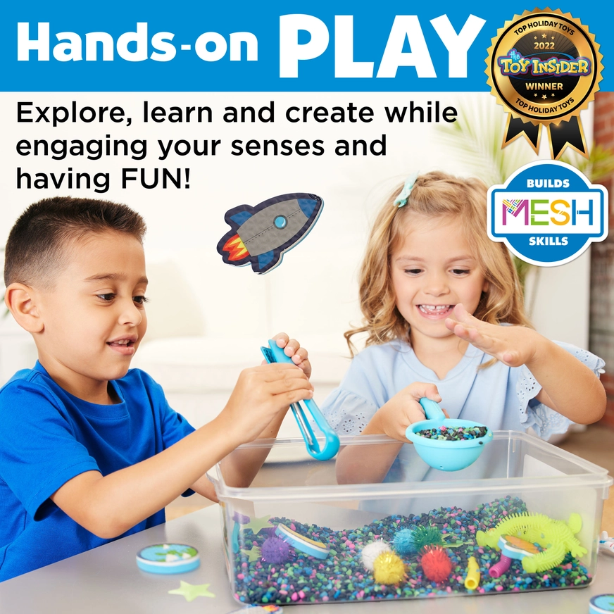 Sensory Bin Outer Space Activity Bin