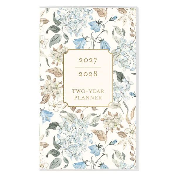 Vintage Floral 2-Year Pocket Planner