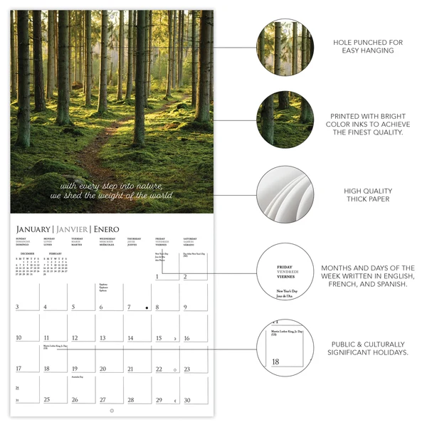In to the Woods Wall Calendar