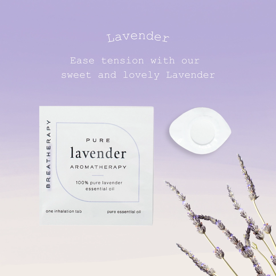 Lavender Relaxing Aromatherapy Inhaler Patches - Individual