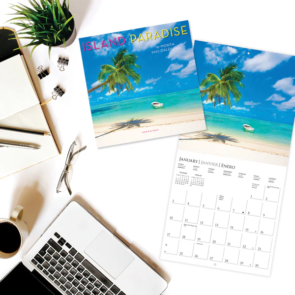 Island Paradise Mini Calendar