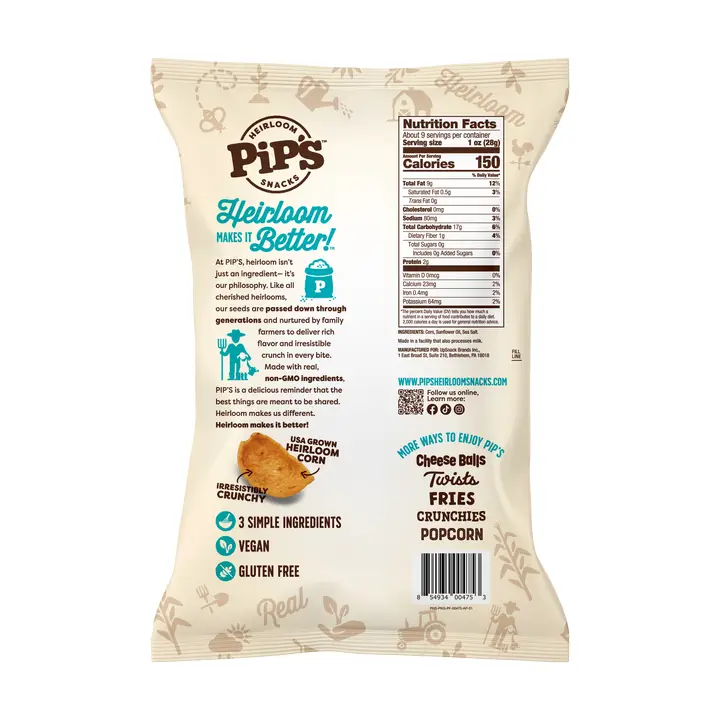 Sea Salt Corn Dippers 9.25oz Bag