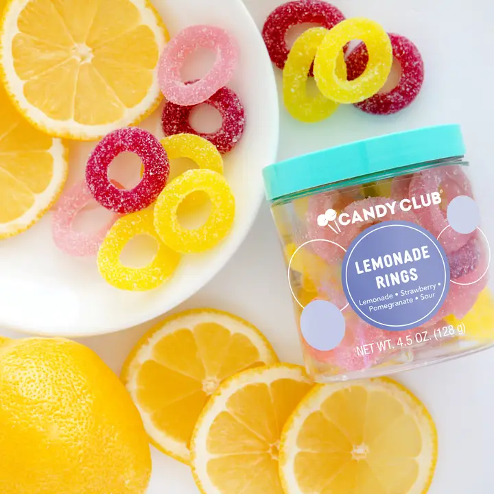 Gummy Lemonade Rings Small Cup