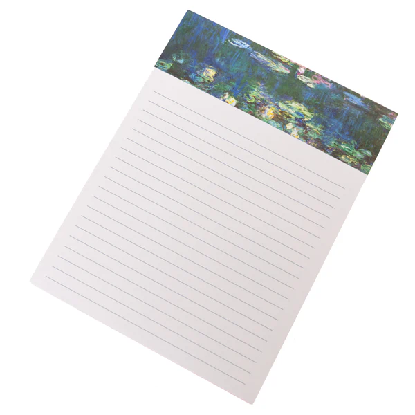 Monet Lily Pads Large Notepad