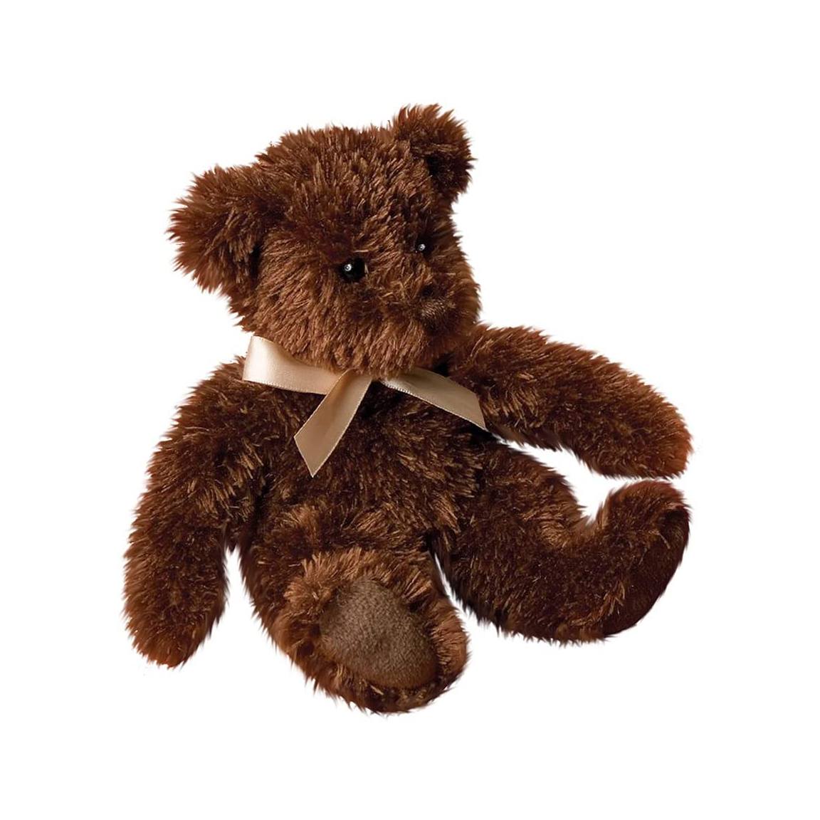 Chocolate Fuzzy Teddy Bear~Douglas Cuddle Toy