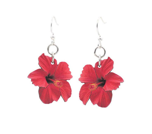 Hibiscus Flower Blossoms~Green Tree Jewelry
