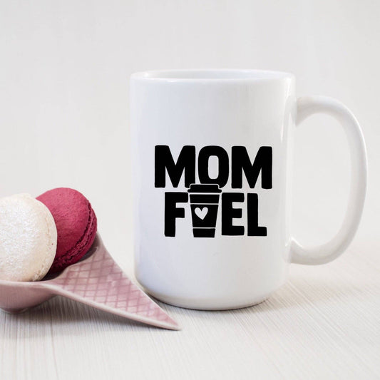 SheMugs - Mom Fuel Mug Letter 15oz Mug