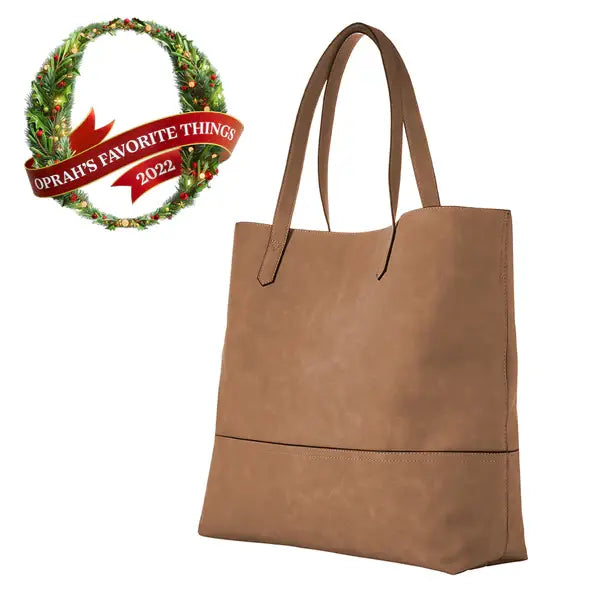 The Taylor Tote | Camel Suede