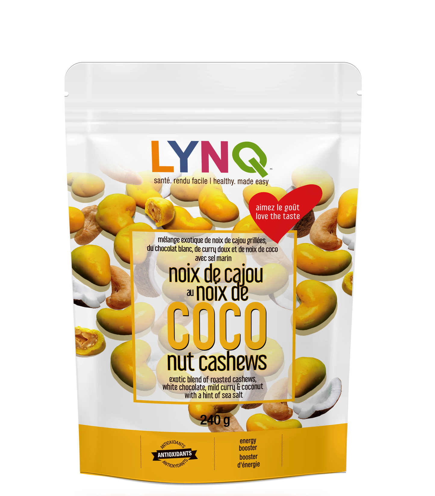LYNQ - 100g Coconut Cashews