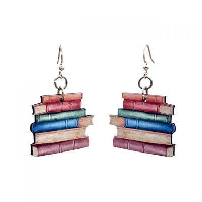 Book Earrings~Green Tree Jewelry -
