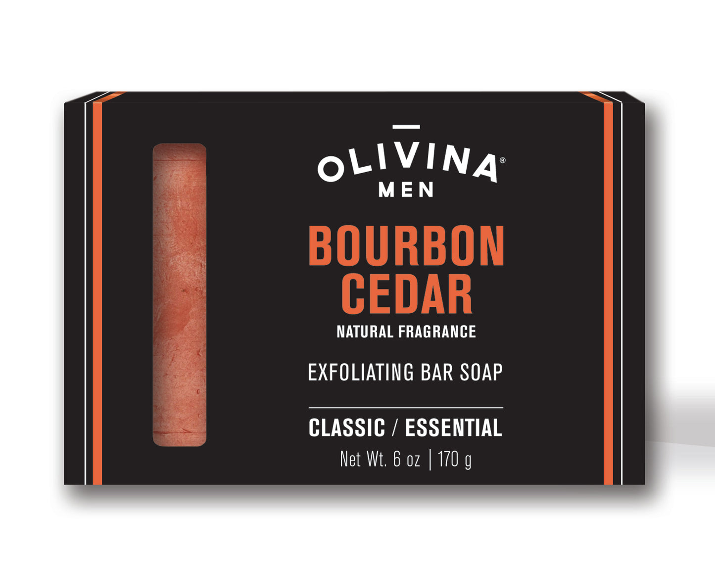 Olivina Exfoliating Bar Soap Bourbon