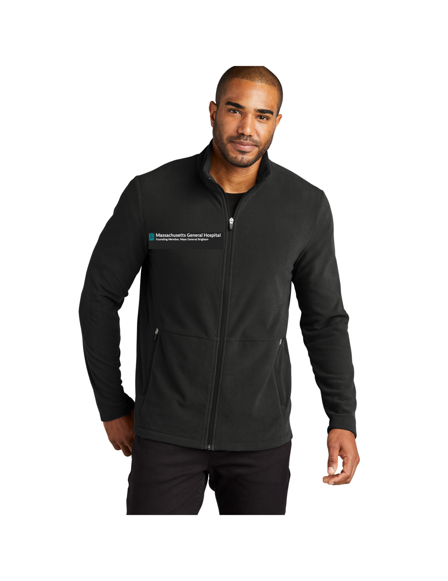 MGH/MGB BLACK MEN'S FLEECE JKT 2X