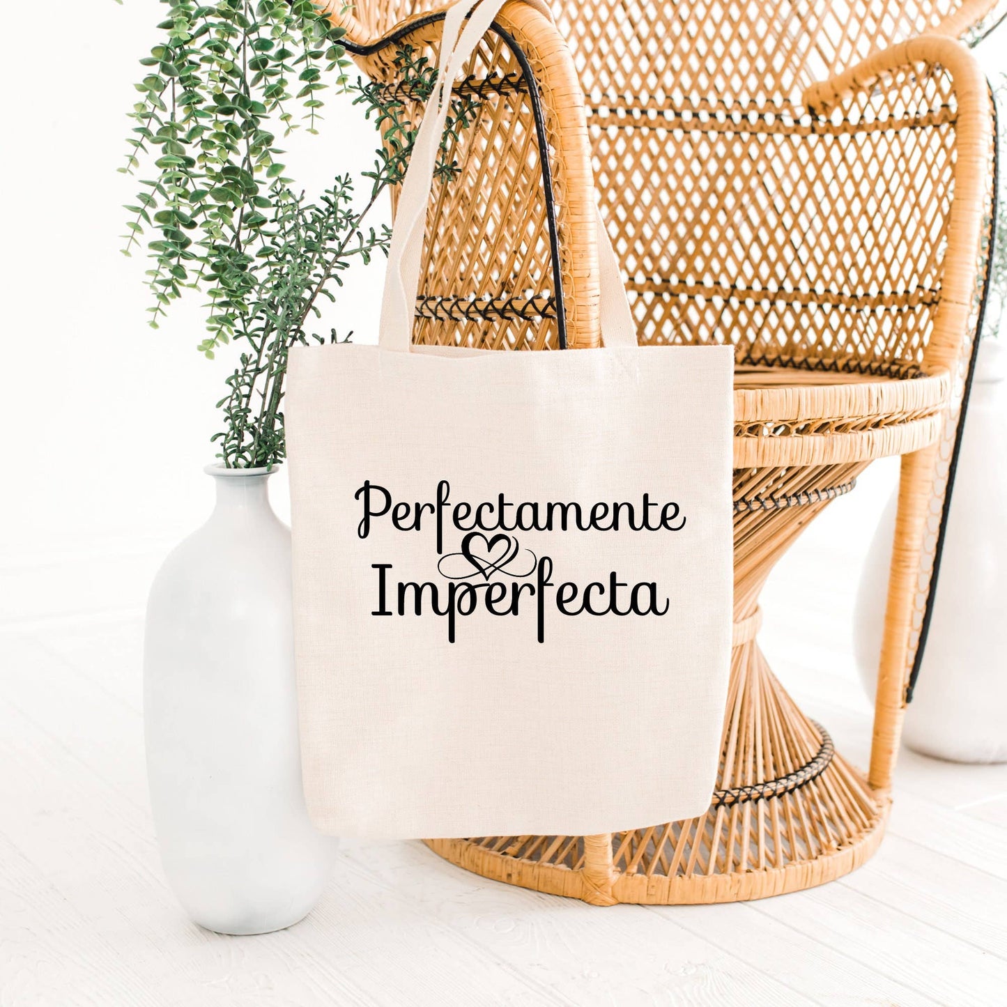 Designs & Crafts By Mo - Perfectamente Imperfecta, Cute Tote Bag