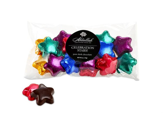 7.5oz Bag Dark Chocolate Celebration Star