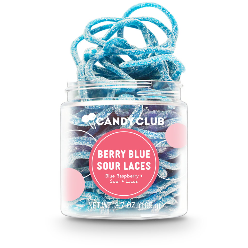 Berry Blue Sour Laces Small Cup