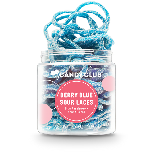 Berry Blue Sour Laces Small Cup