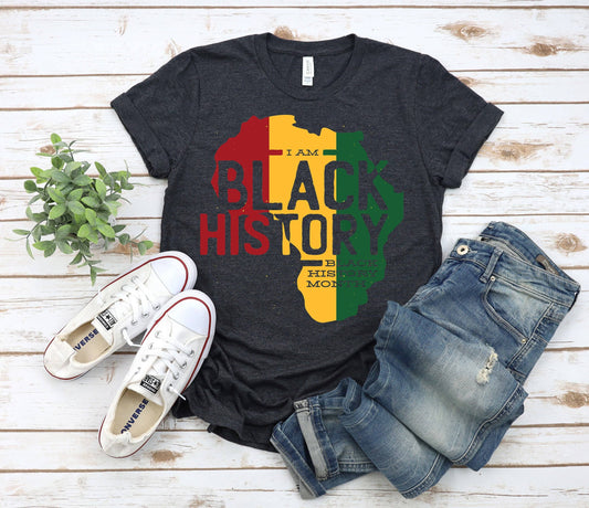 PrimestoreUS - Black History Month Shirts,Black Women Shirt,Black Lives Matter Shirts,Black History Months,Black History is Strong Shirt,BLM Shirt: Unisex-S / Black