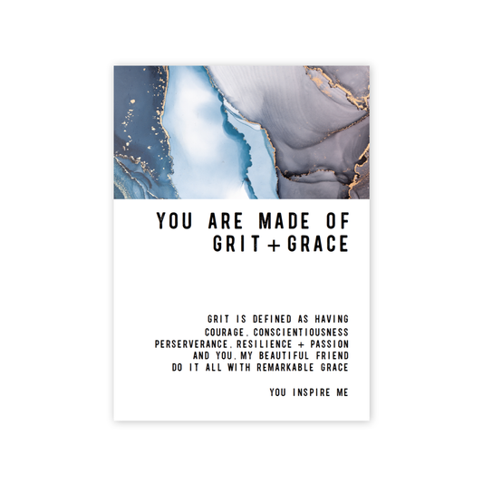 warm human - Grit + Grace Greeting Card (Sold in 6pk): Eco Style - Card + Envelope without cello sleeve (default)