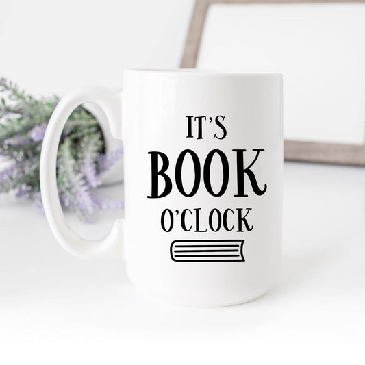 SheMugs - It's Book O'Clock 15oz Mug