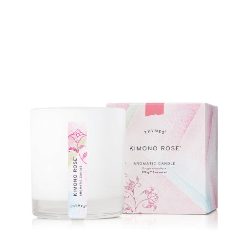 Kimono Rose Poured Candle